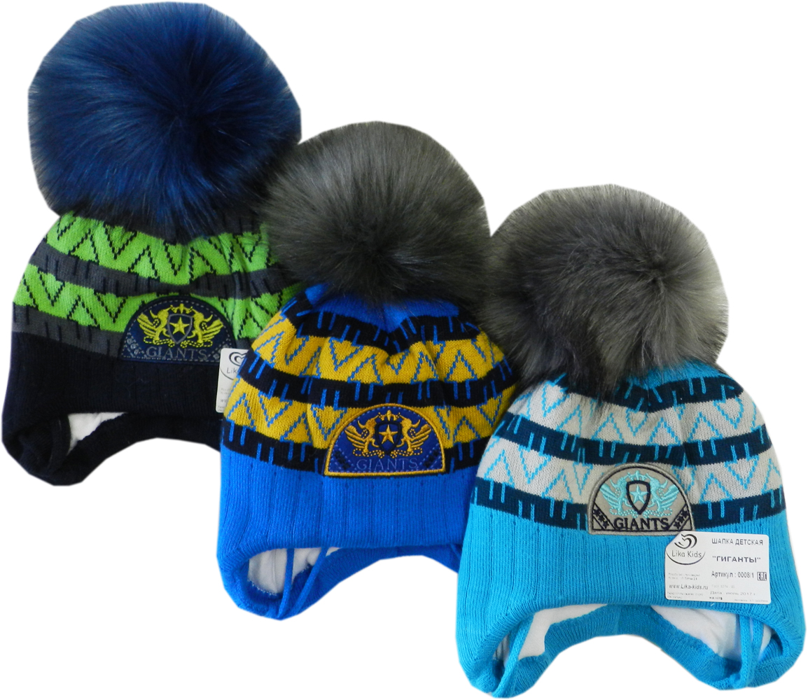 0008/1  Гиганты синт. шапка детская