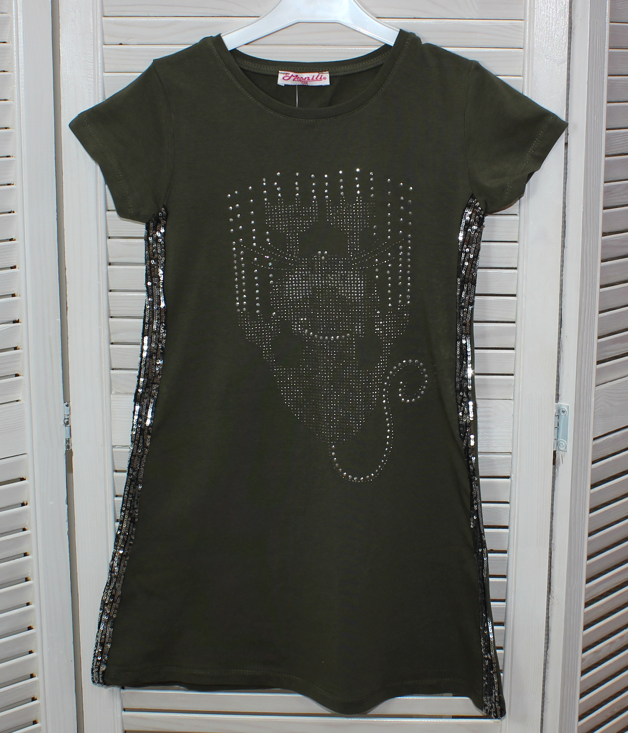 модная детская одежда 7185 туника для девочки