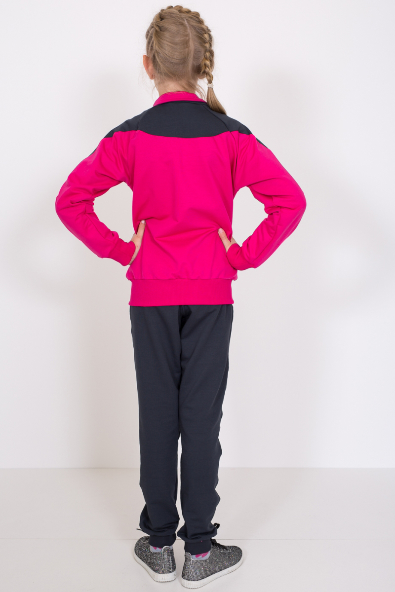 модная детская одежда 1219 т костюм для девочки трикотажный