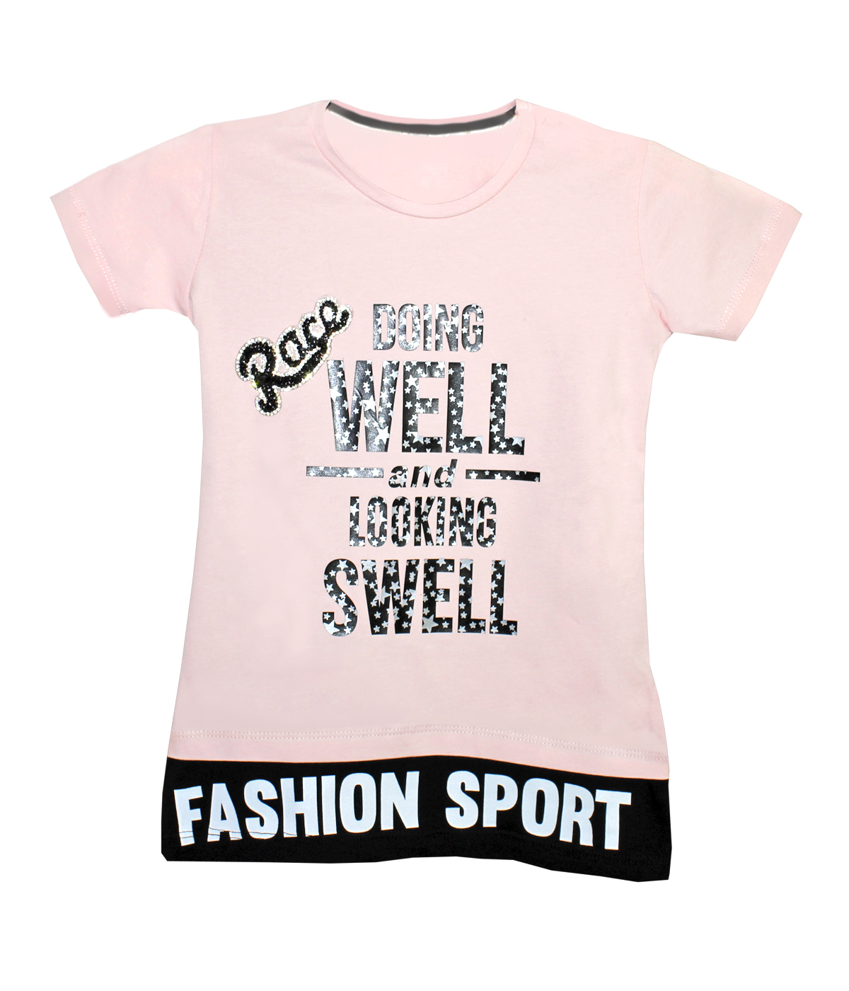 модная детская одежда 54128 футболка для девочки