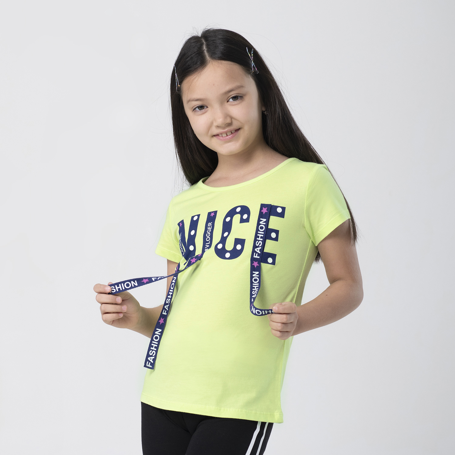 модная детская одежда 62674-36 футболка для девочки