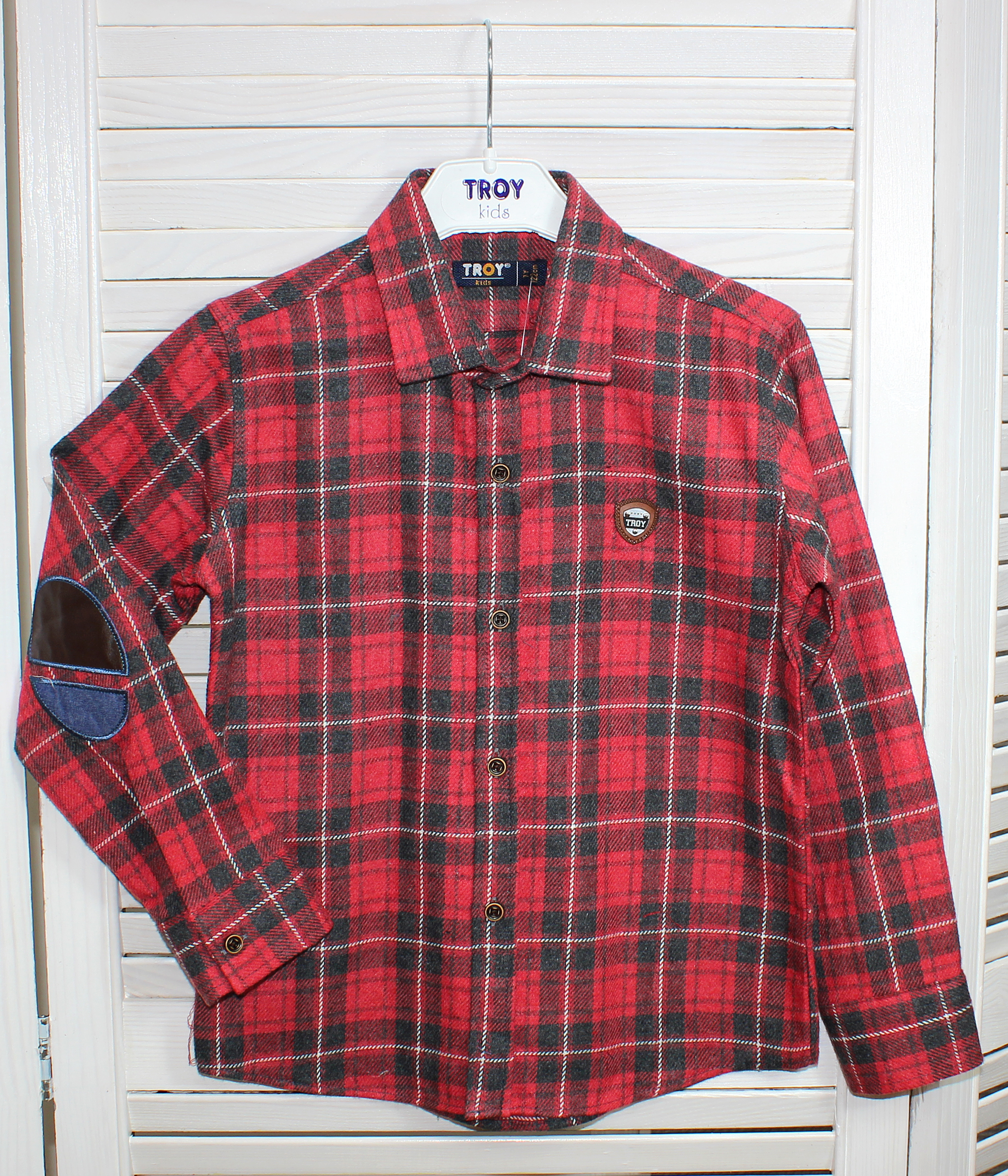 модная детская одежда 46256 рубашка для мальчика  турция