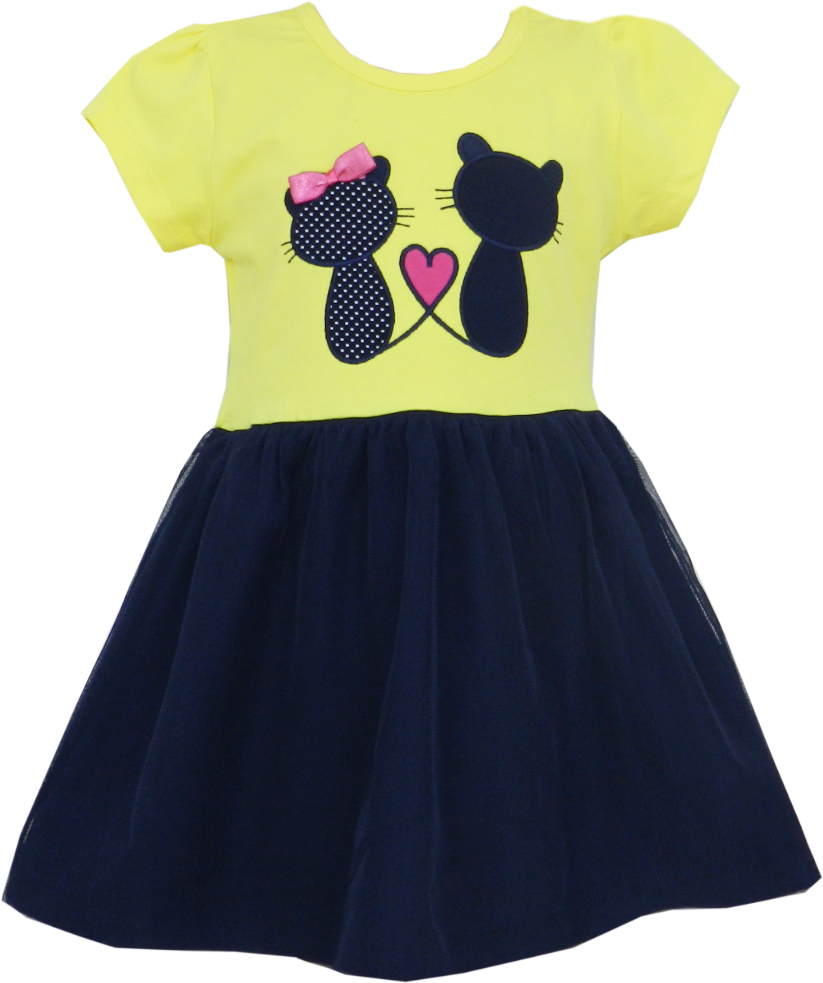 модная детская одежда 2536 платье для девочки