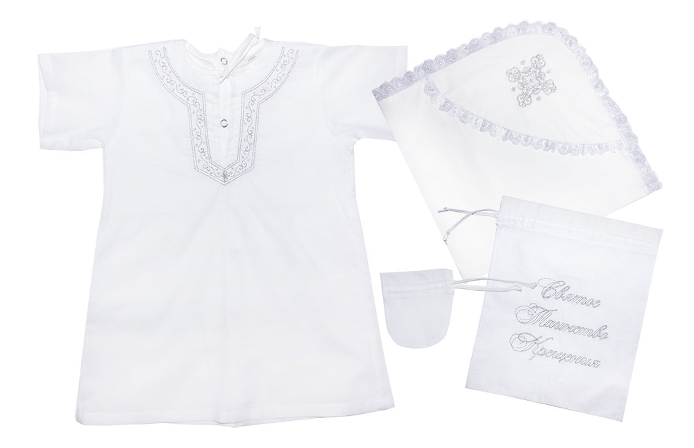 модная детская одежда к01-2 комплект (крестильный) для мальчика 4 предмета