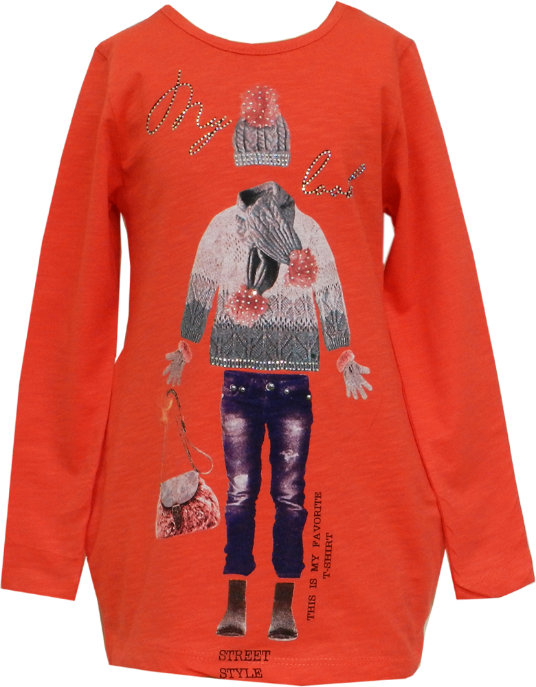 модная детская одежда 7540 туника для девочки