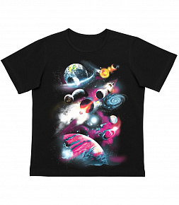 449-01 Футболка детская "Галактика" футболки/майки заказать