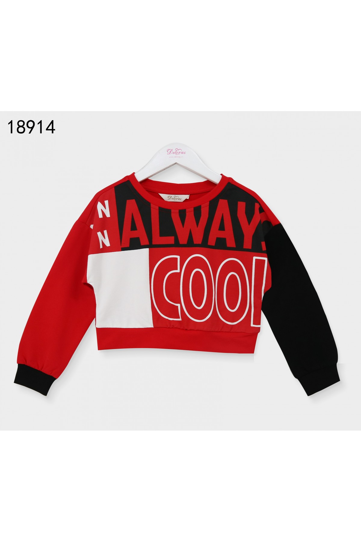 модная детская одежда 18914 свитшот для девочки