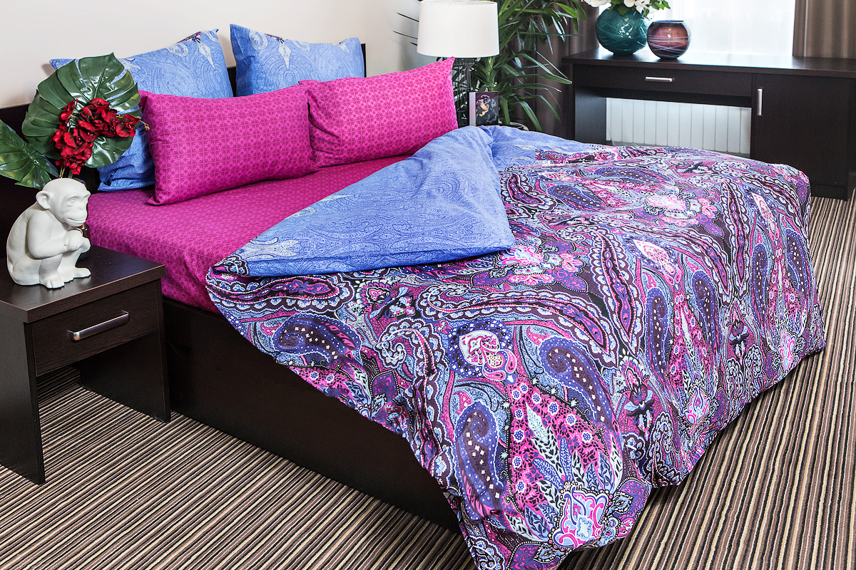 качественный кпб бязь 2 сп ночь нежна