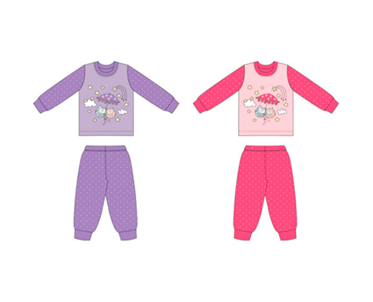 модная детская одежда 9152 пижама для девочки