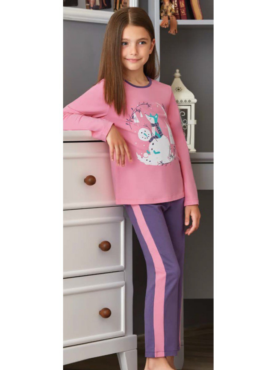 модная детская одежда 9246 пижама для девочки