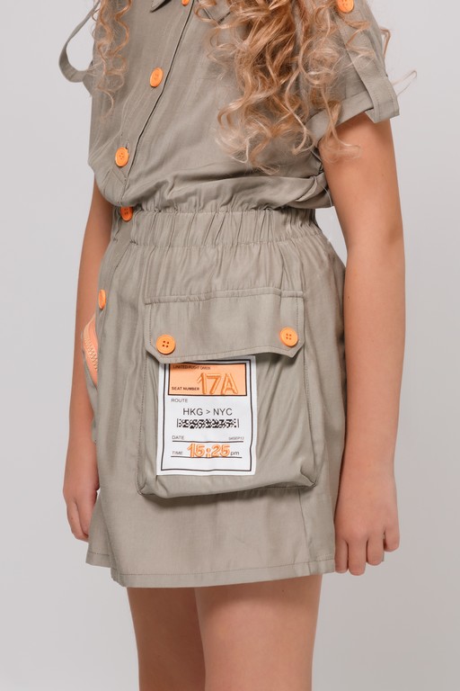 модная детская одежда 21057 комбинезон для девочки