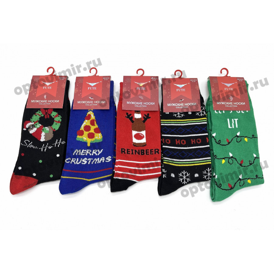 913 Носки мужские с принтом