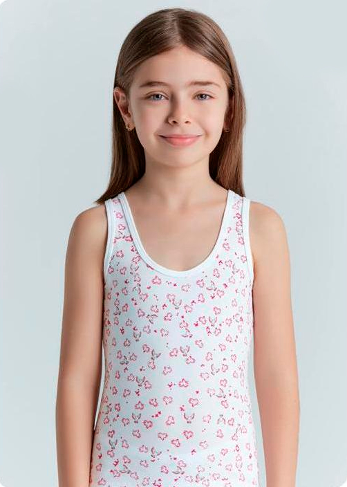 модная детская одежда 4138 майка для девочки