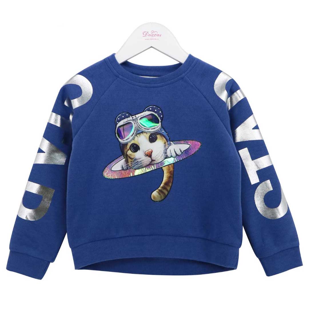 модная детская одежда 18670 свитшот для девочки