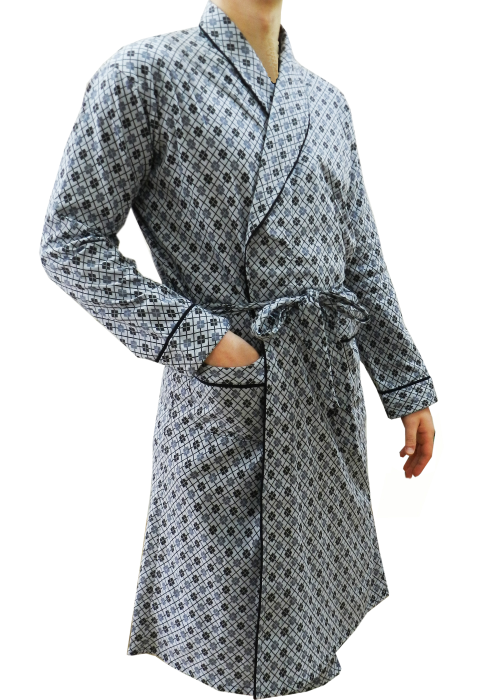 005 Халат мужской трикотажный