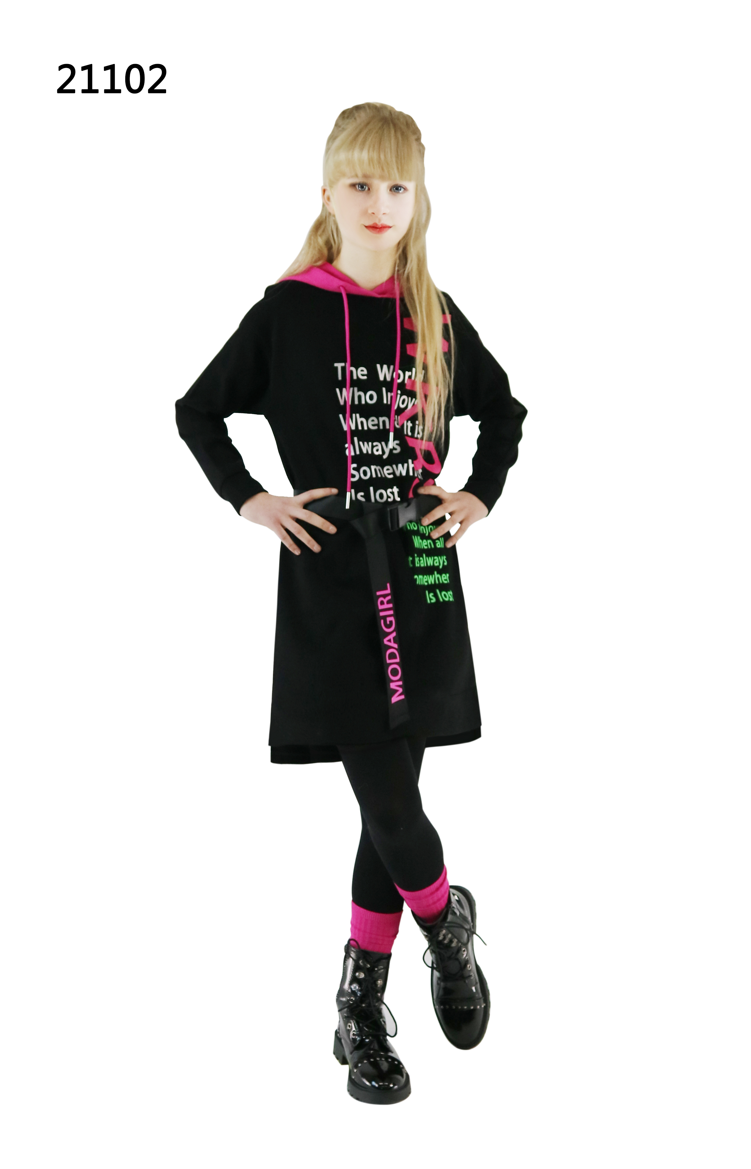 модная детская одежда 21102 платье для девочки