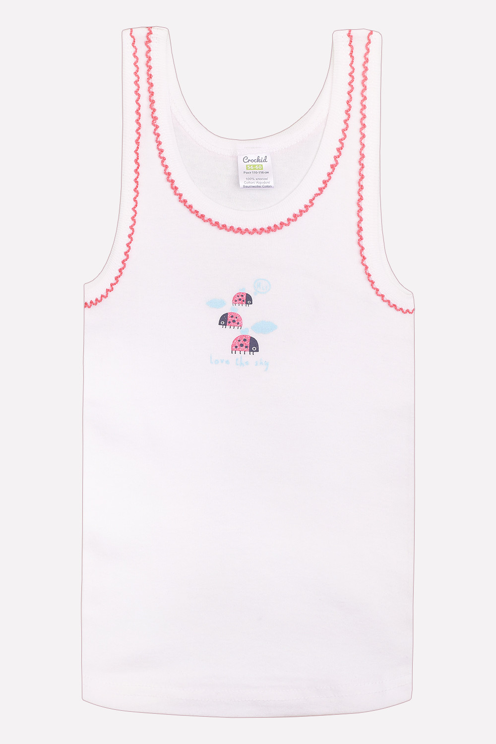 модная детская одежда 1066/к майка для девочки