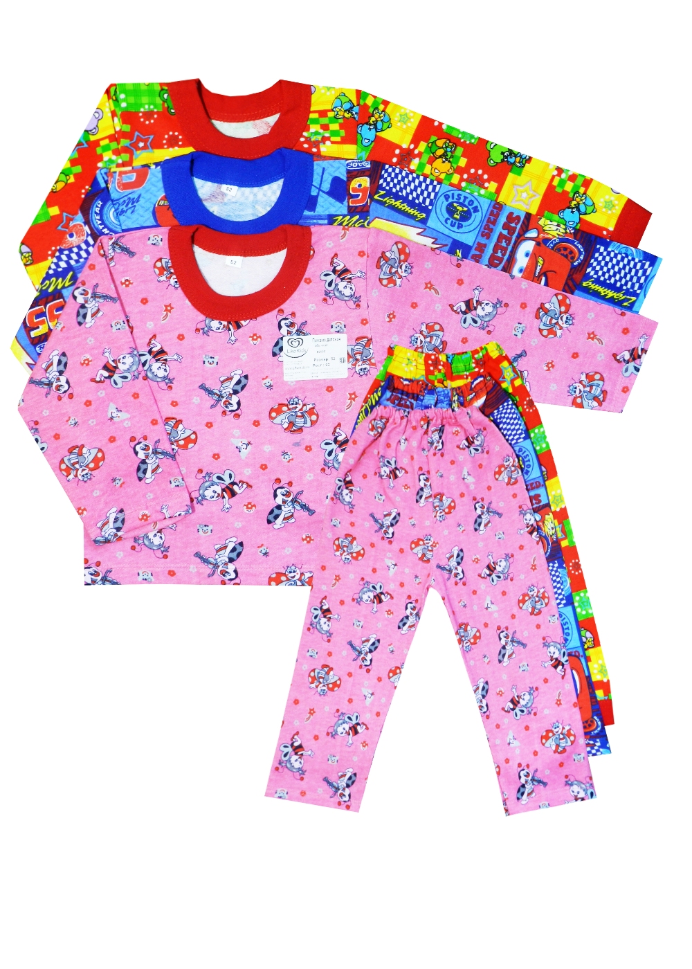 качественные пижама детская начес обычная (0126/к-24) для мальчиков