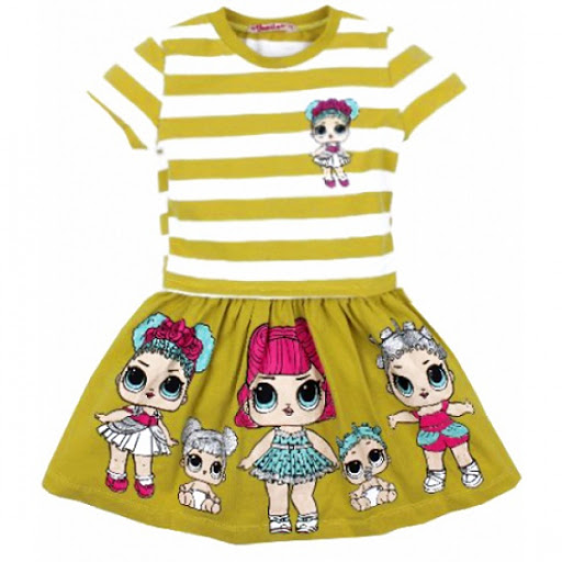 модная детская одежда 1342 платье для девочки