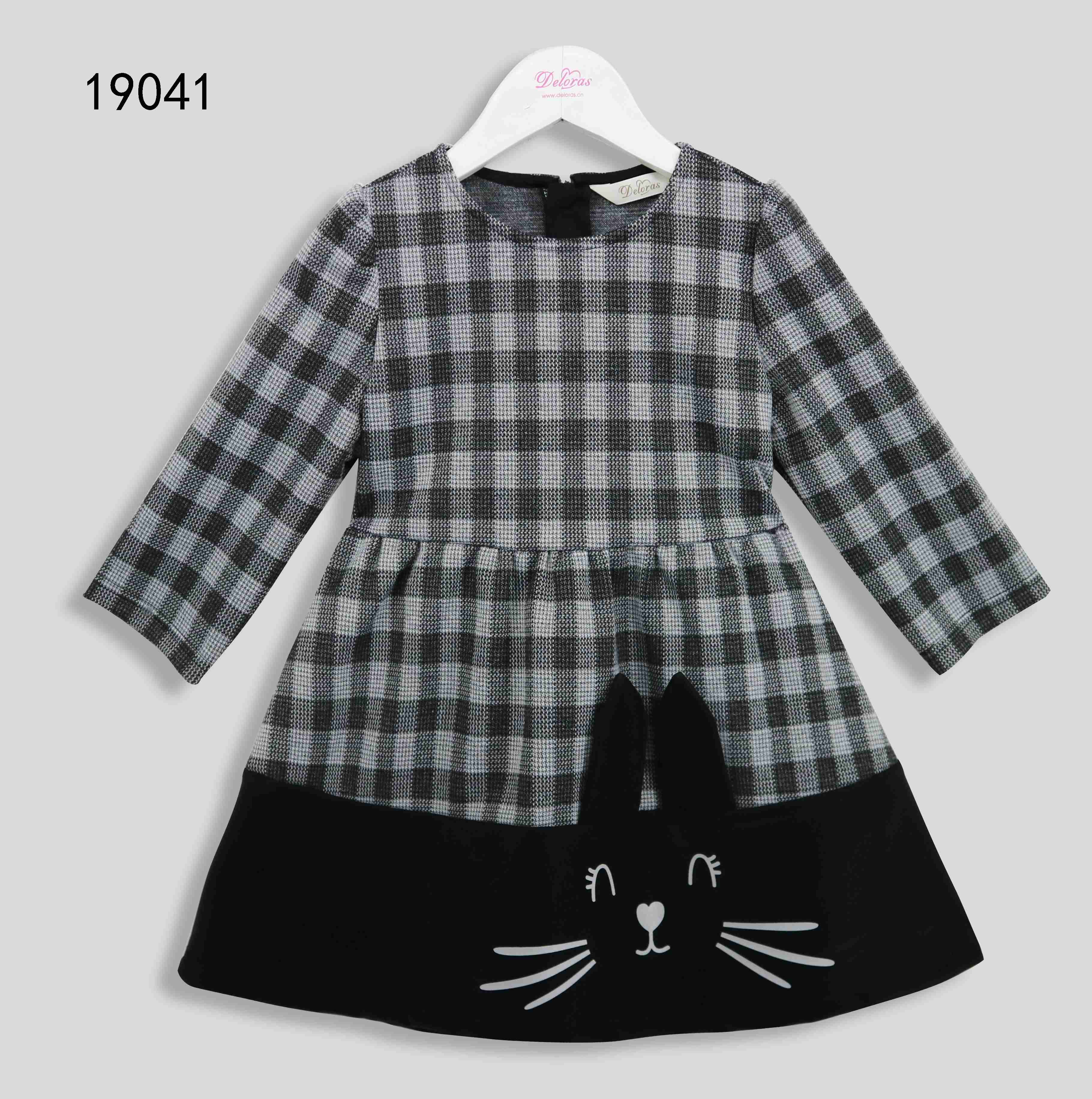 модная детская одежда 19041 платье для девочки