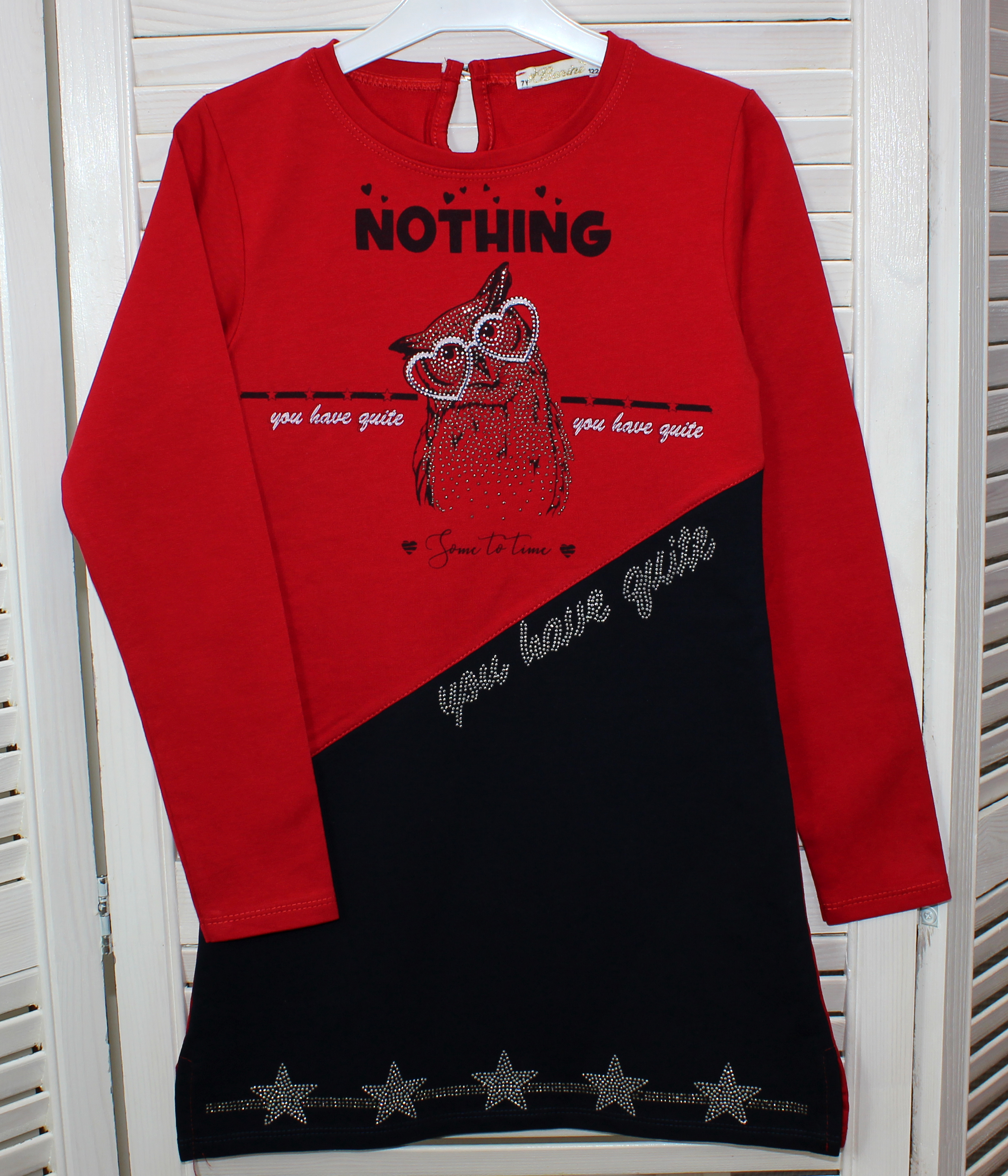 модная детская одежда 9800 туника для девочки