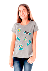 модная детская одежда 51154 футболка для девочки