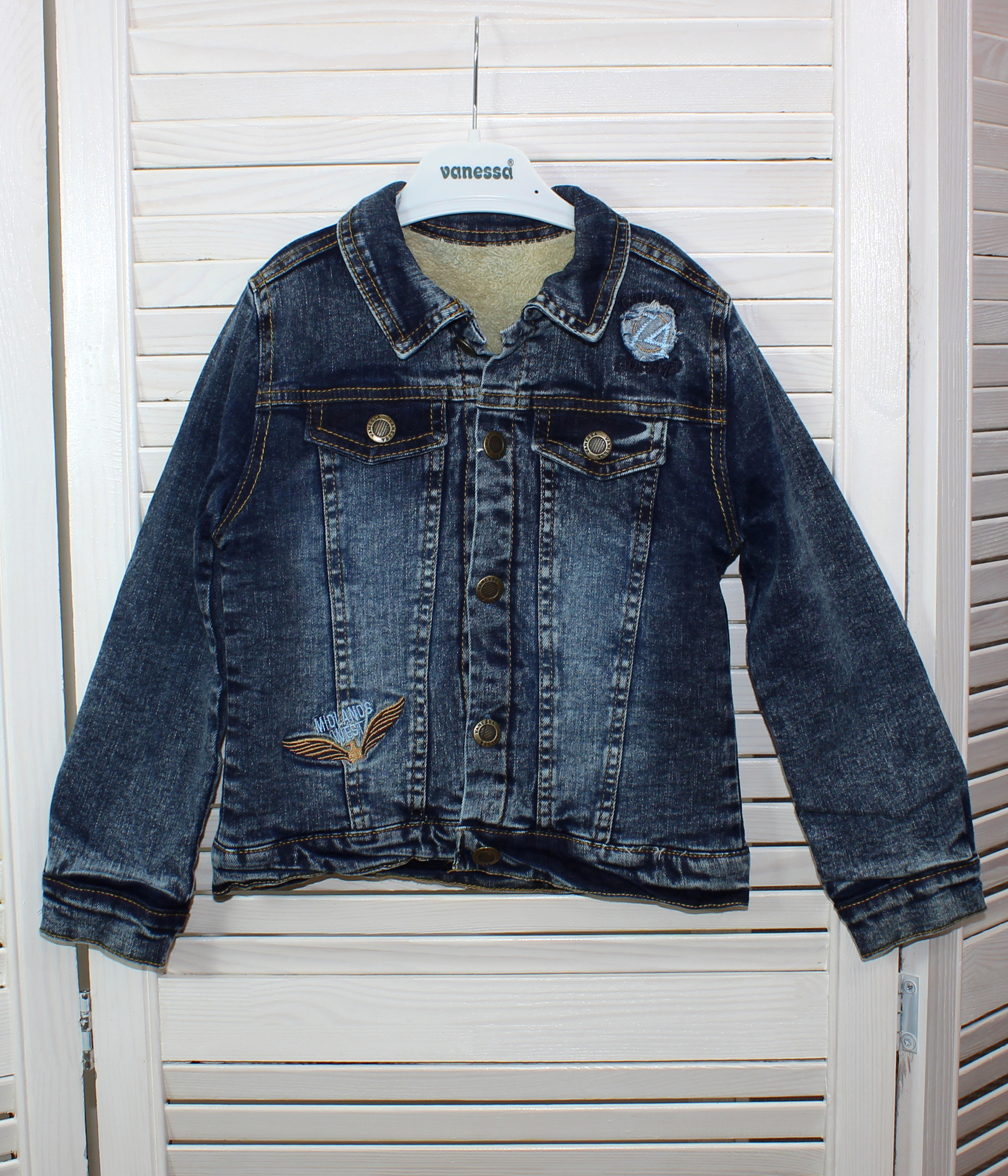 46124 Куртка джинсовая для мальчика