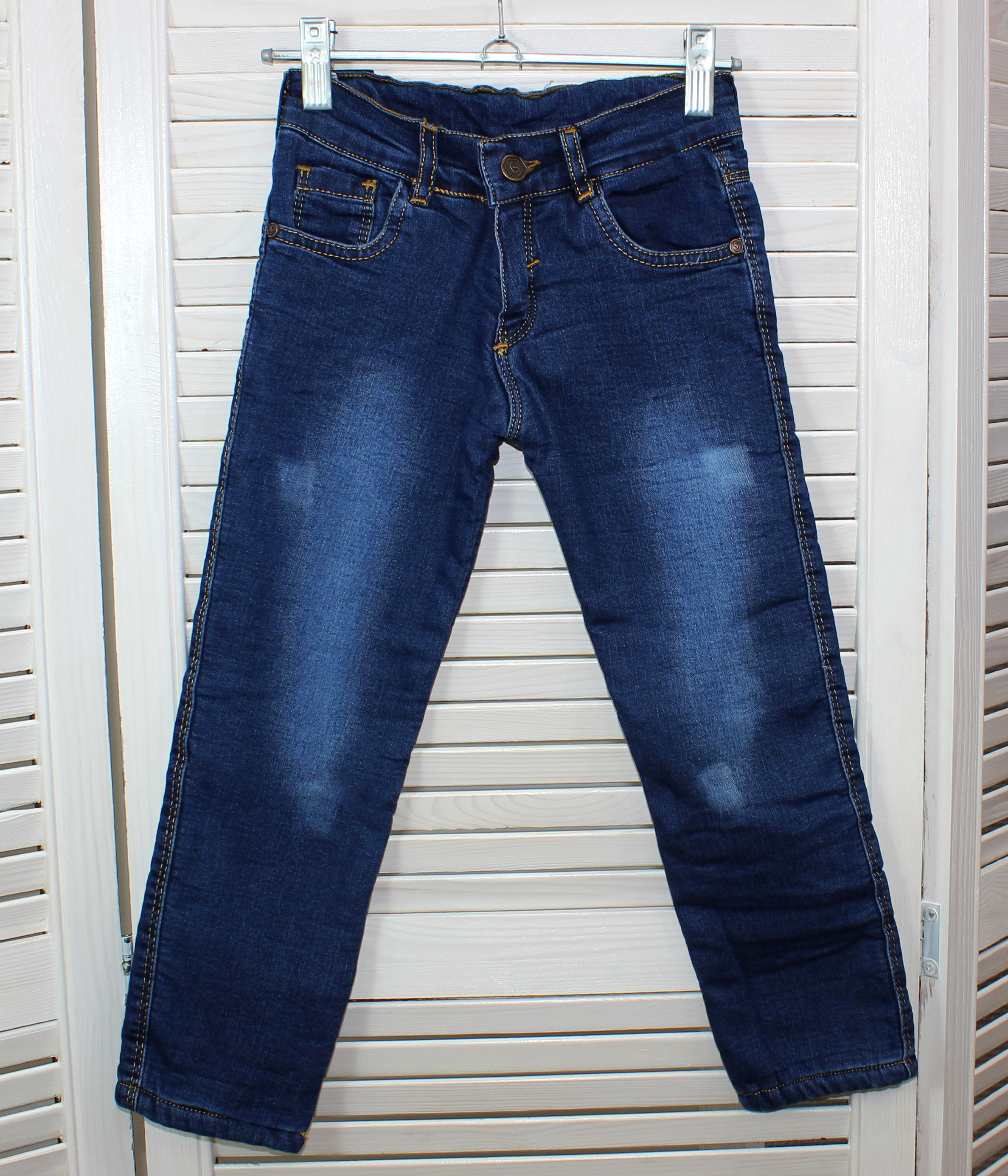 30386 Джинсы для мальчика утепленные