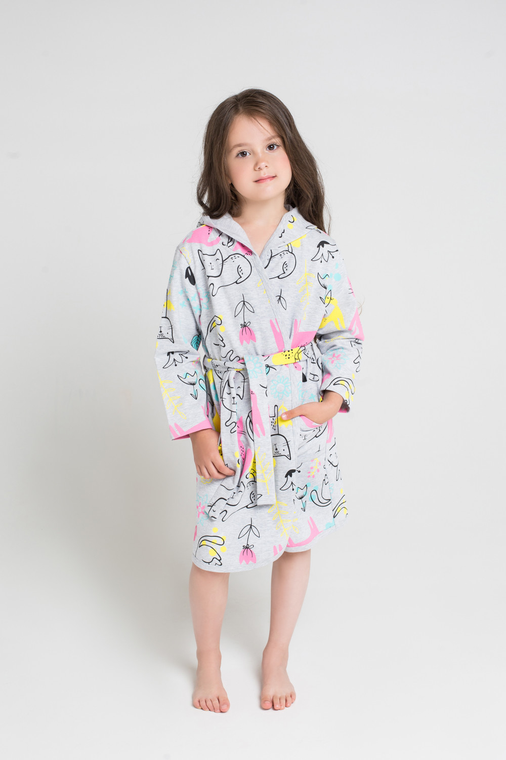 модная детская одежда 5483/ к халат детский