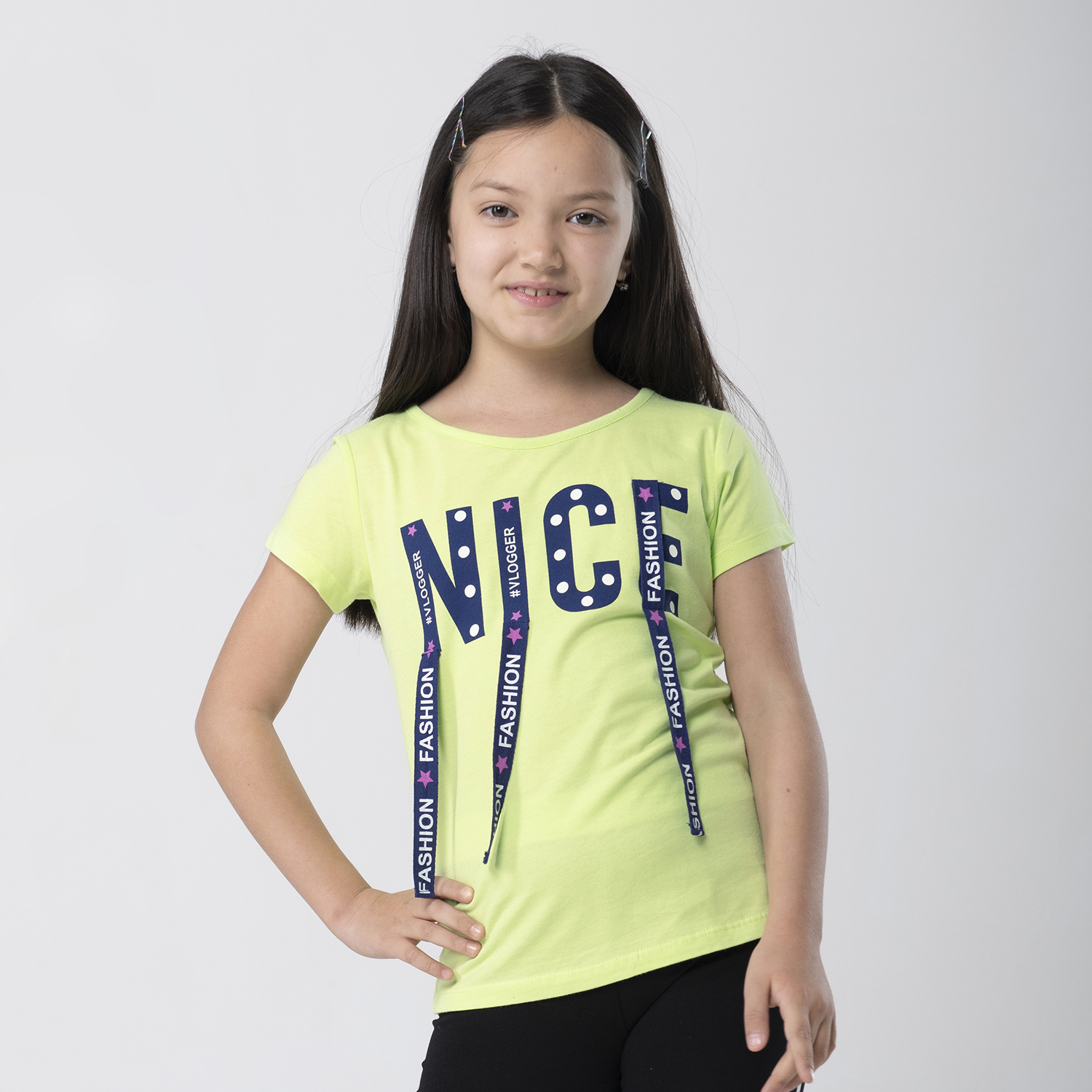 модная детская одежда 62674-36 футболка для девочки