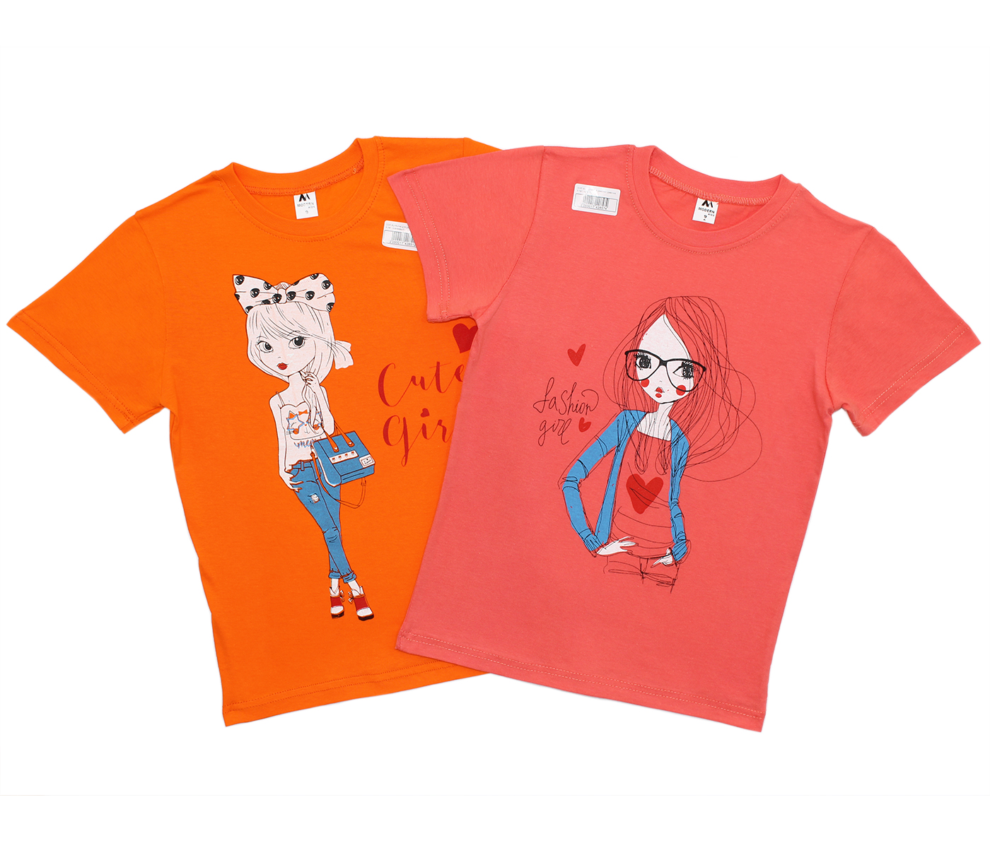 модная детская одежда 0035 футболка для девочки
